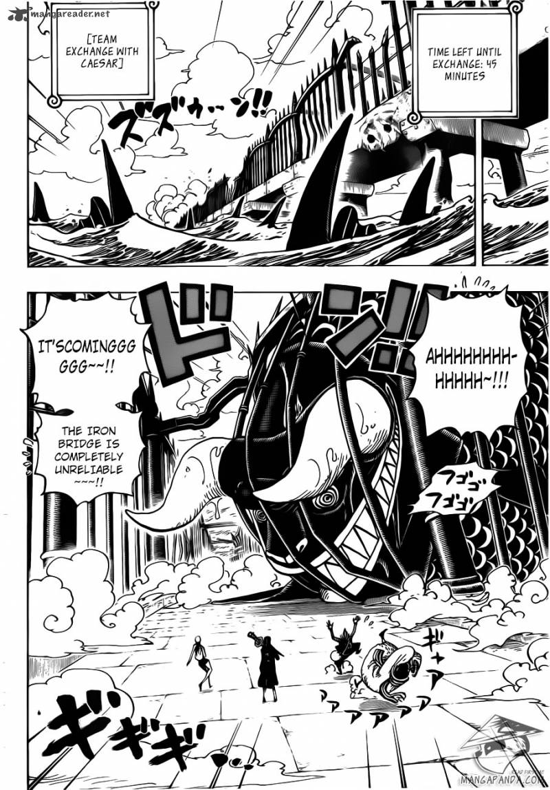 One Piece Chapter 710 page 4 - Chapter 710: To Green Bit