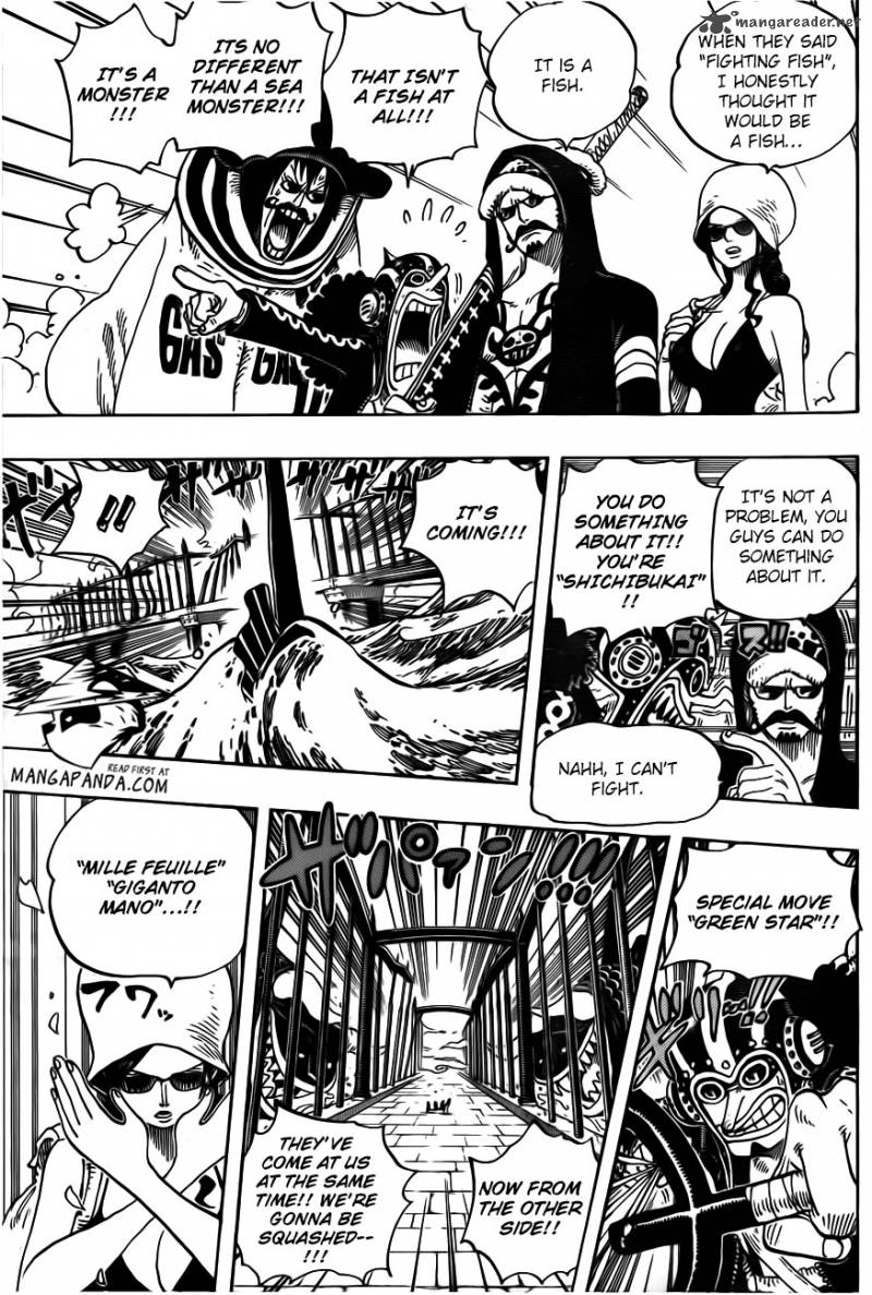 One Piece Chapter 710 page 5 - Chapter 710: To Green Bit