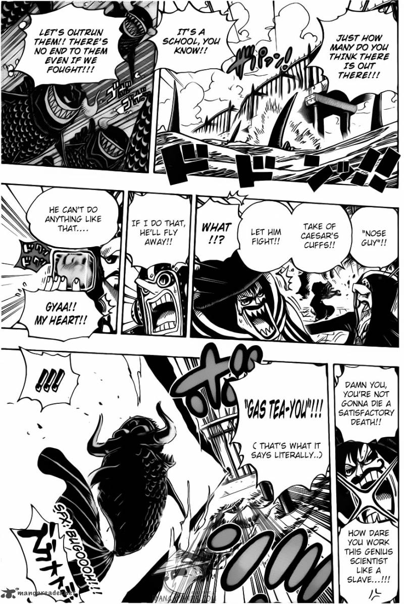 One Piece Chapter 710 page 7 - Chapter 710: To Green Bit