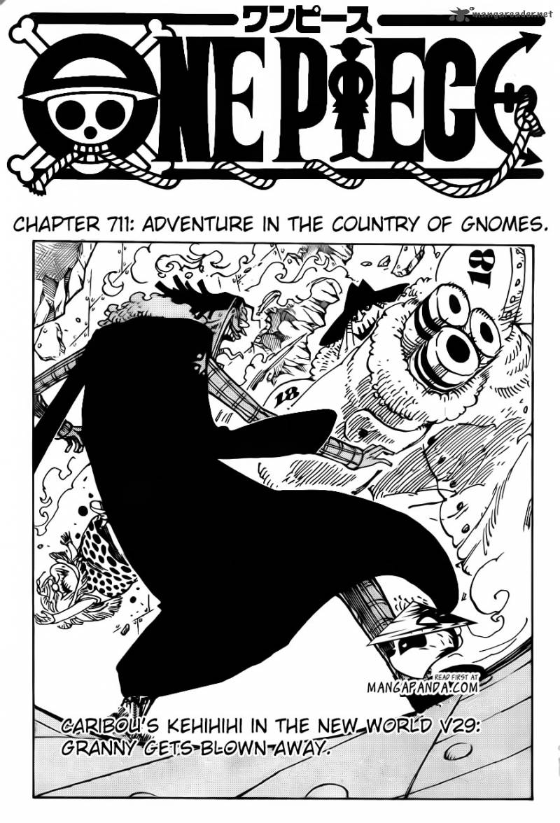 One Piece Chapter 711 page 1 - Chapter 711: Adventure in the Land of Dwarves