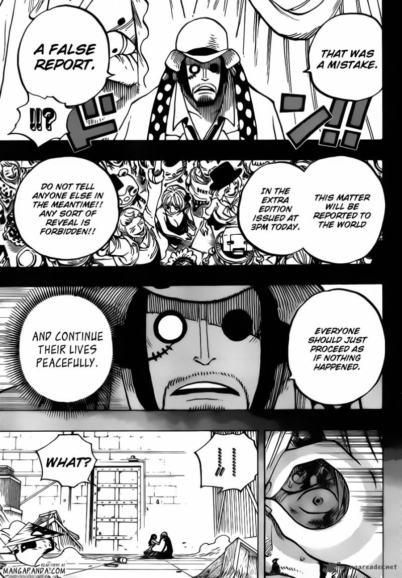 One Piece manga, chapter 712, page 13 of 23