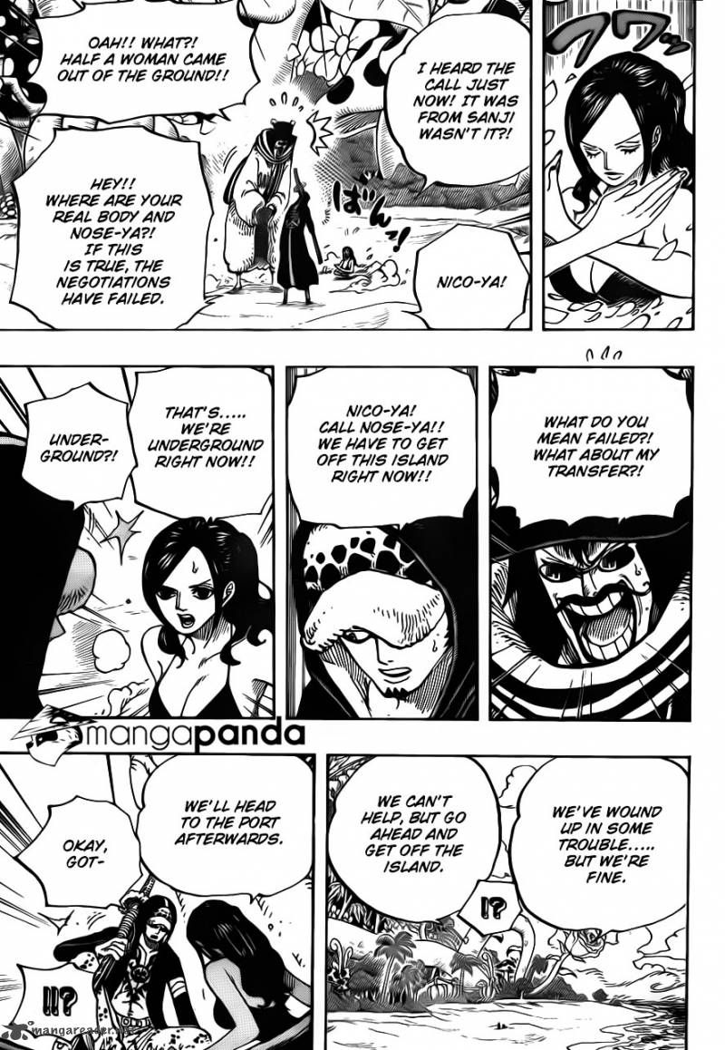 One Piece manga, chapter 712, page 15 of 23