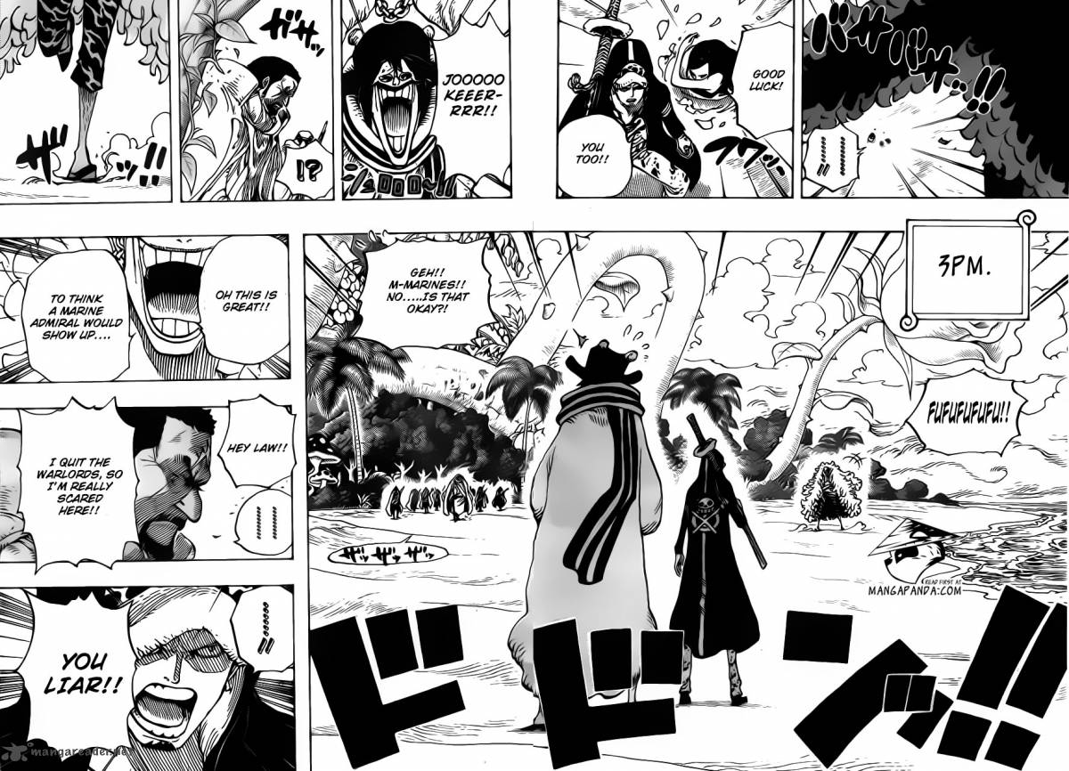One Piece manga, chapter 712, page 16 of 23