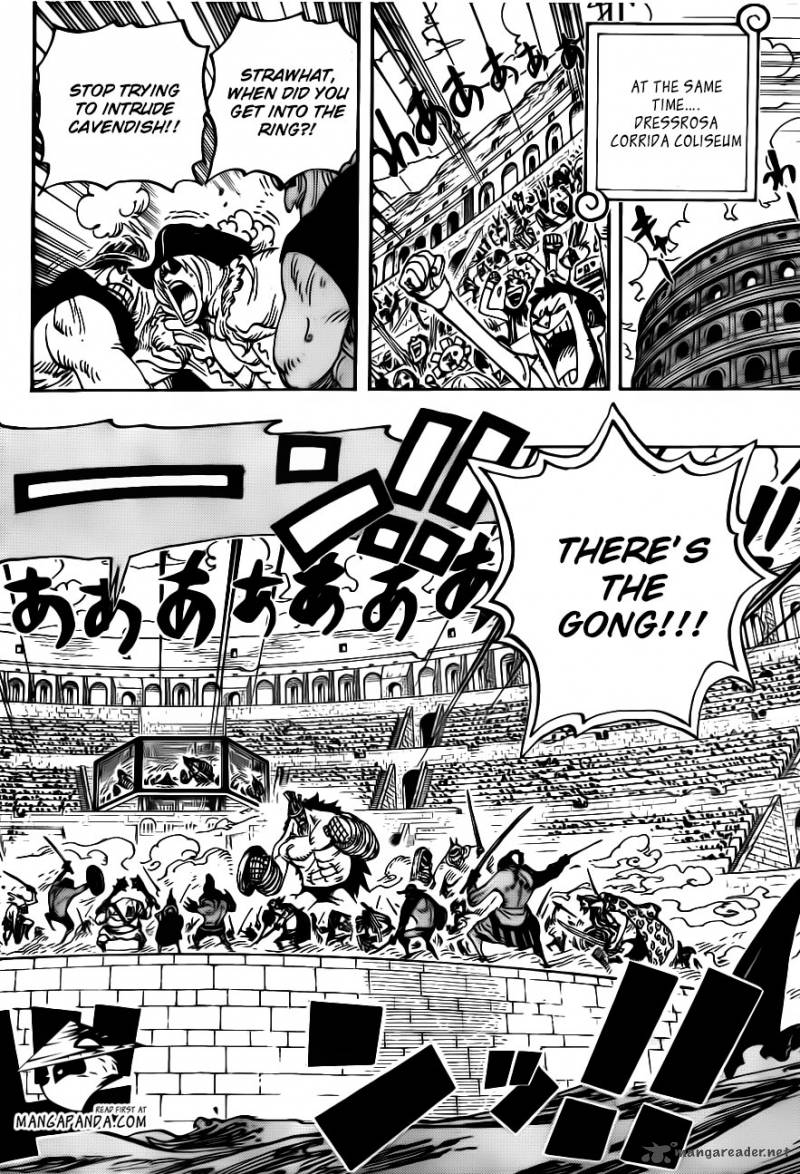 One Piece manga, chapter 712, page 17 of 23