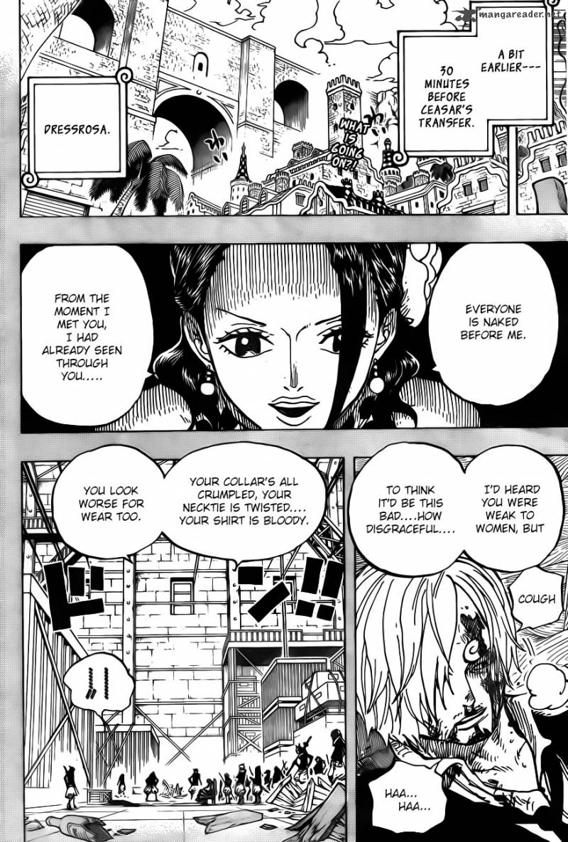 One Piece manga, chapter 712, page 4 of 23