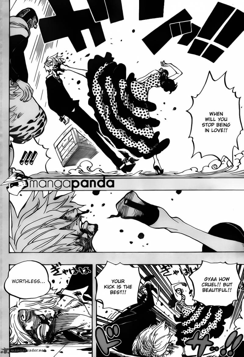 One Piece manga, chapter 712, page 6 of 23