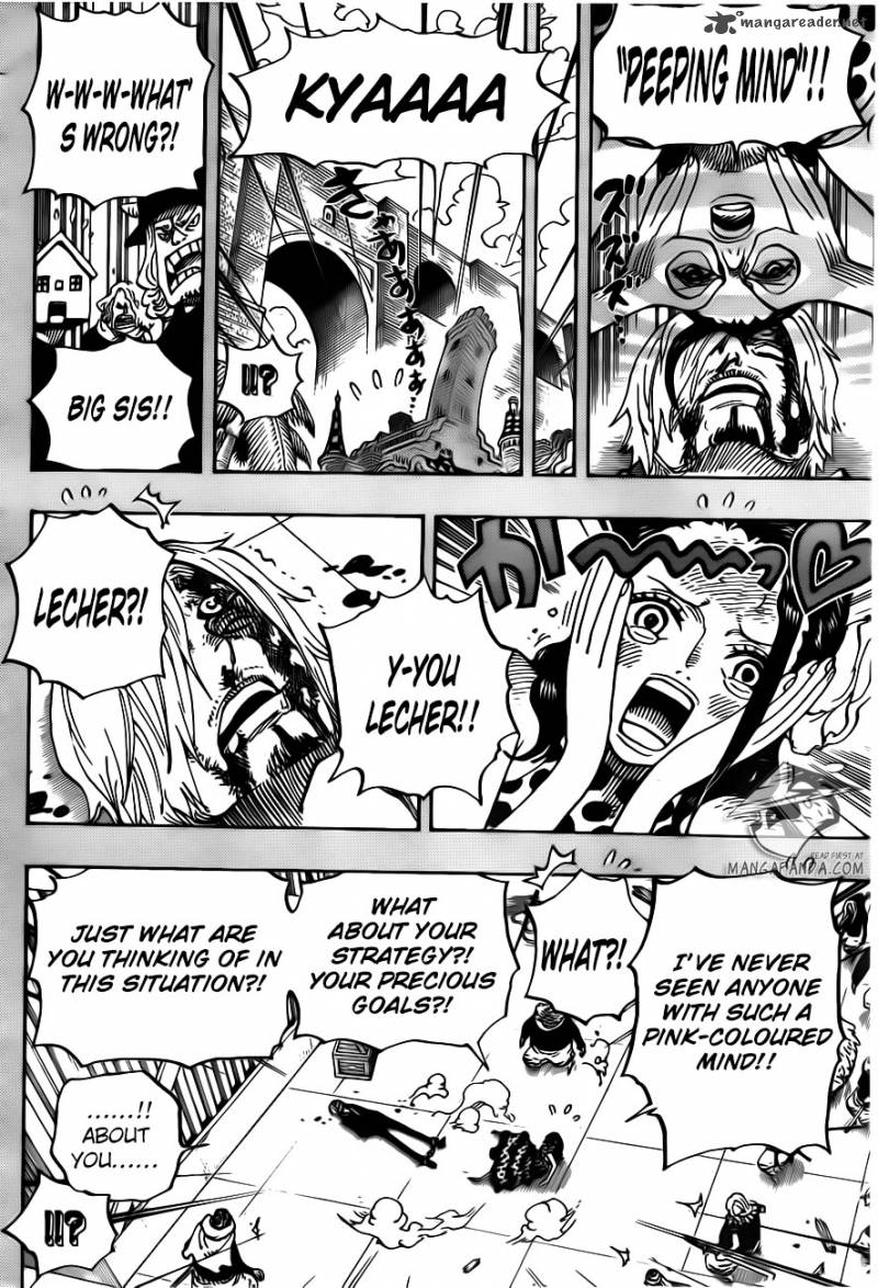 One Piece manga, chapter 712, page 8 of 23