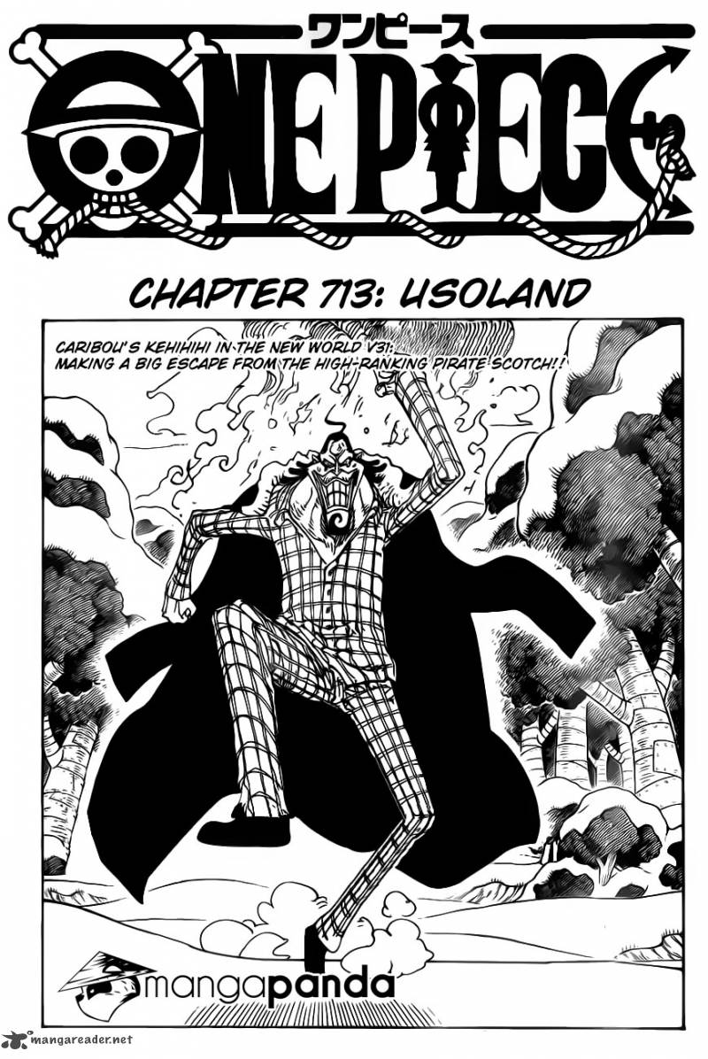 One Piece Chapter 713 page 3 - Chapter 713: Usoland