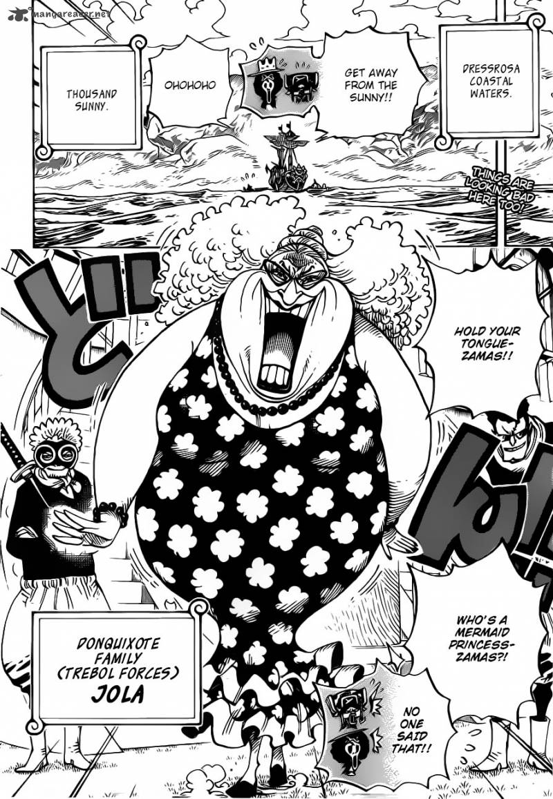 One Piece Chapter 714 page 4 - Chapter 714: Lucy and Ucy
