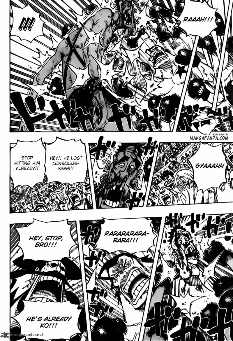 One Piece Chapter 715 page 11 - Chapter 715: Closely Contested C Block