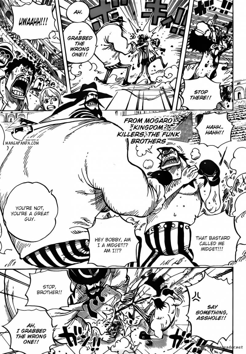 One Piece Chapter 715 page 12 - Chapter 715: Closely Contested C Block