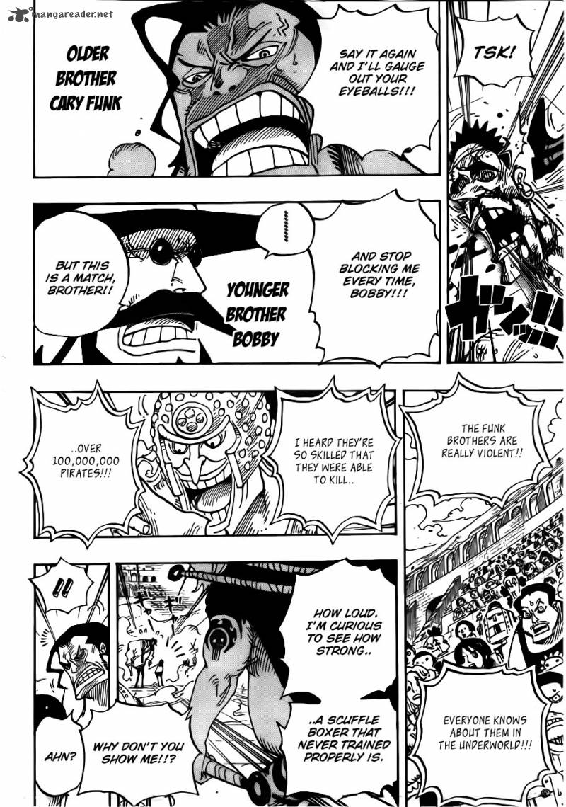 One Piece Chapter 715 page 13 - Chapter 715: Closely Contested C Block