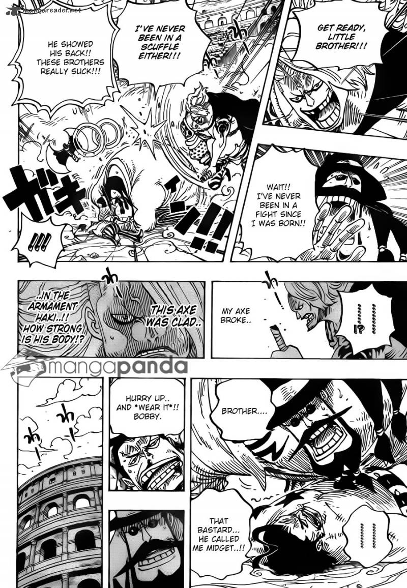 One Piece Chapter 715 page 15 - Chapter 715: Closely Contested C Block