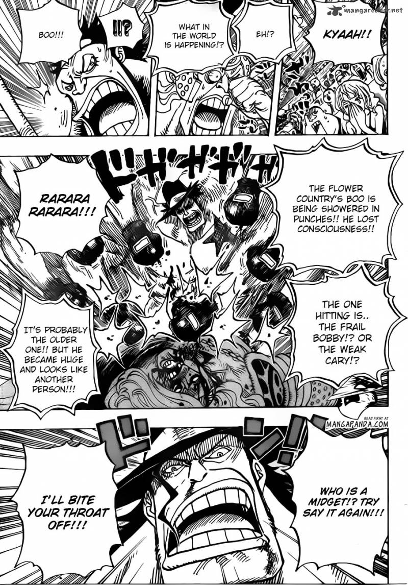 One Piece Chapter 715 page 16 - Chapter 715: Closely Contested C Block