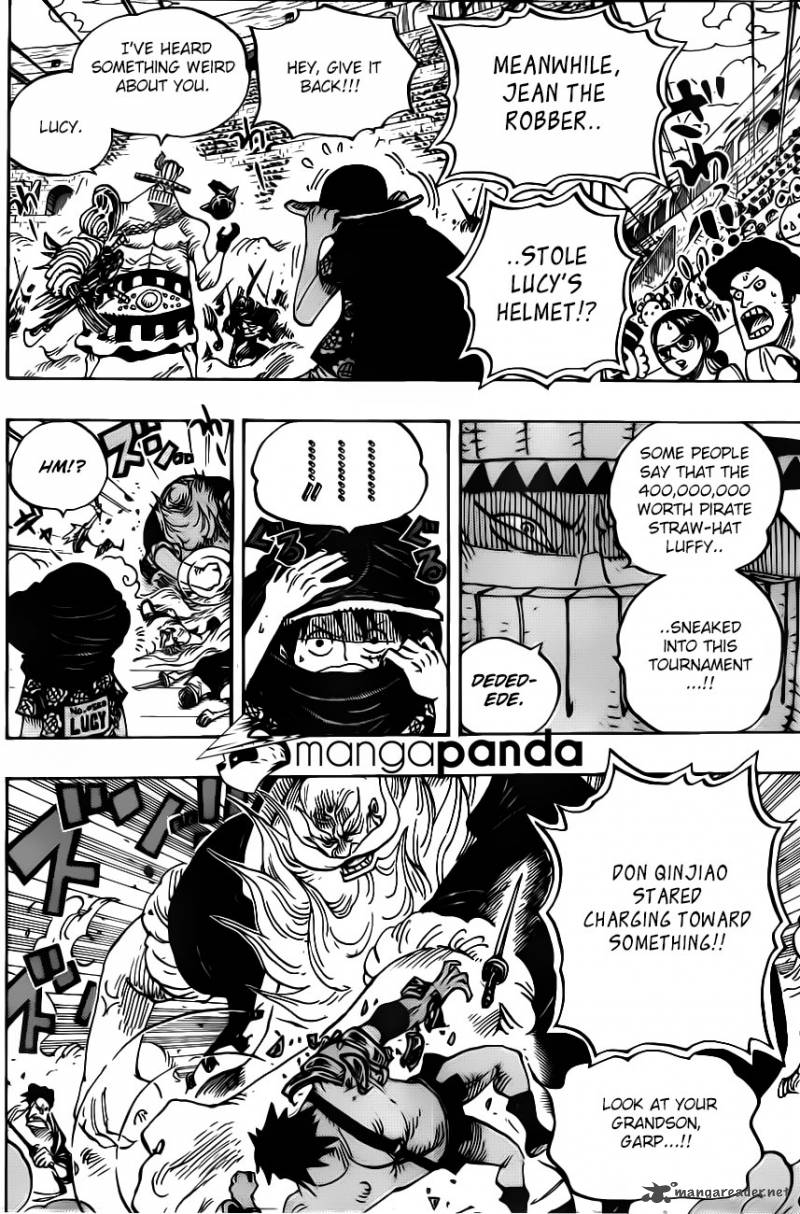 One Piece Chapter 715 page 17 - Chapter 715: Closely Contested C Block