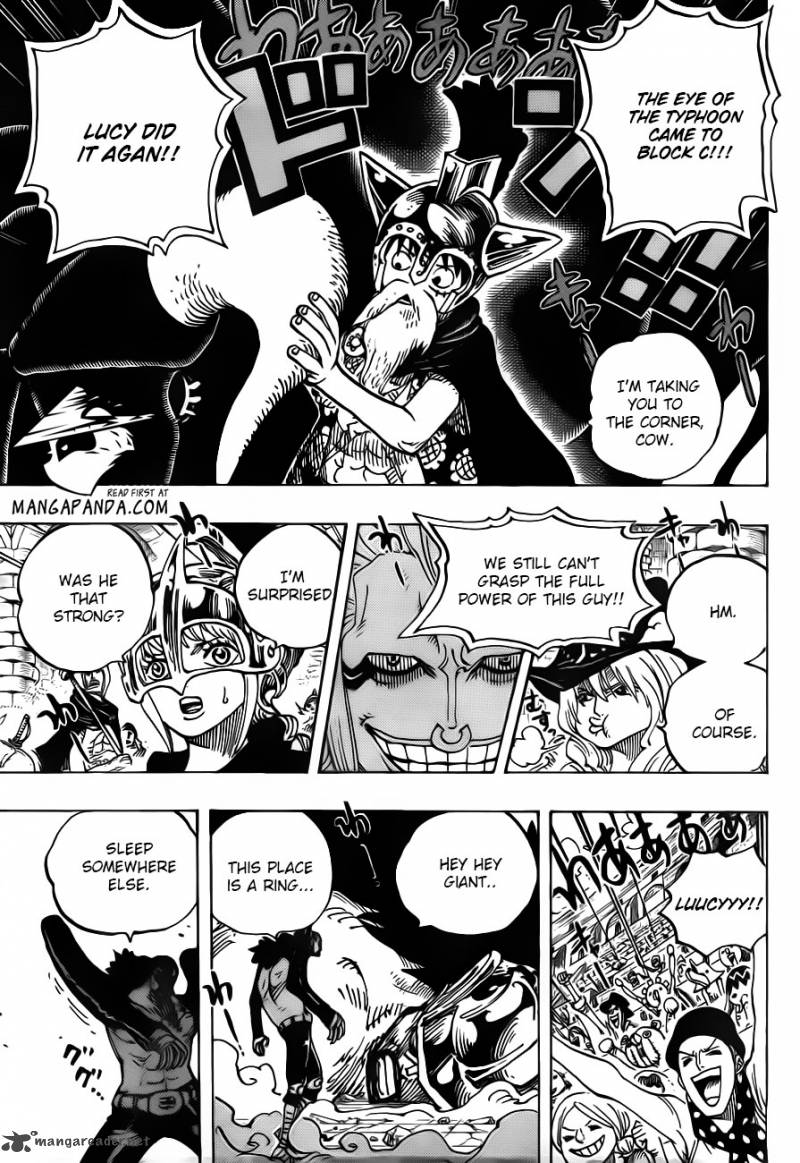 One Piece Chapter 715 page 4 - Chapter 715: Closely Contested C Block