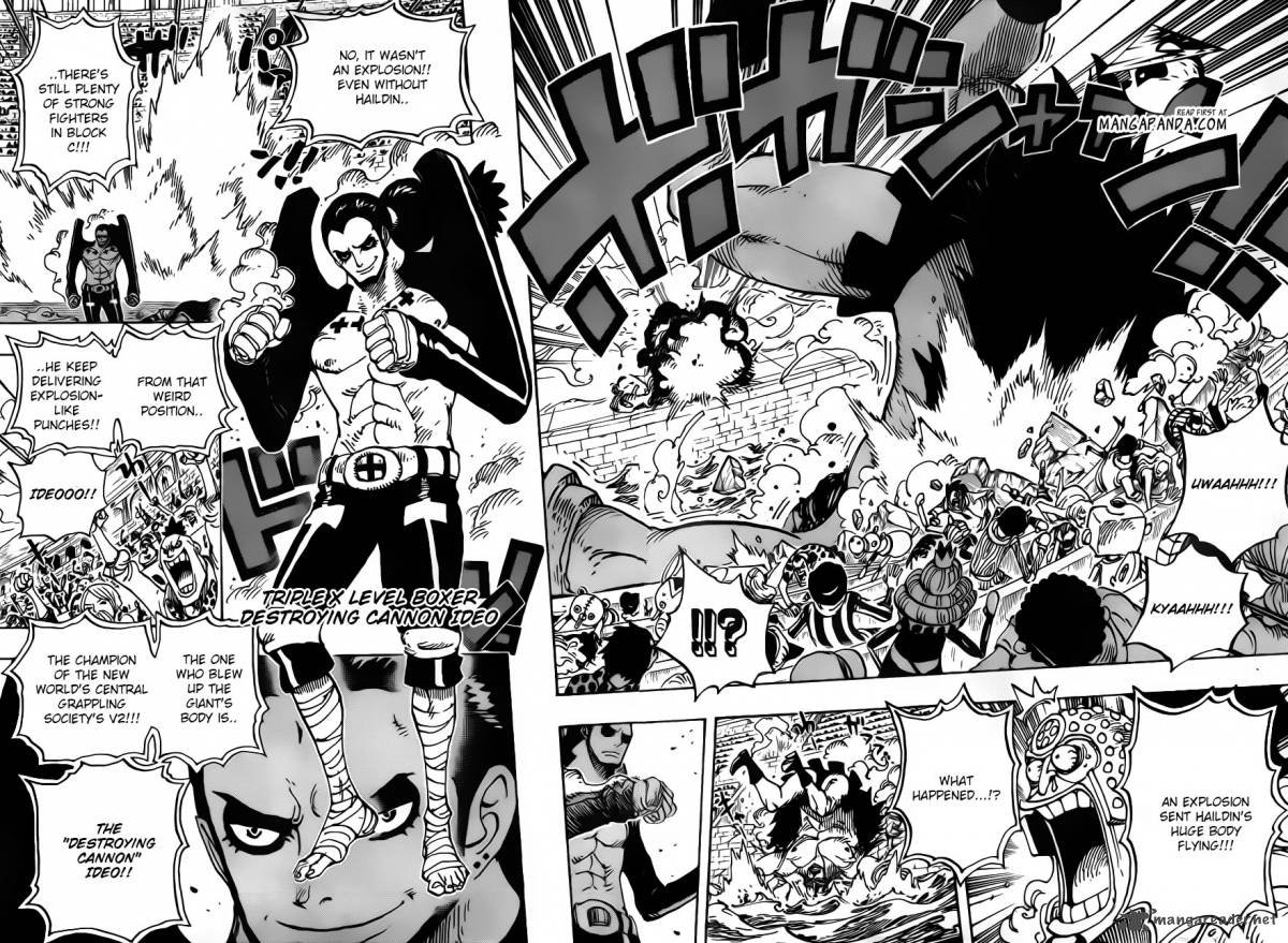 One Piece Chapter 715 page 5 - Chapter 715: Closely Contested C Block