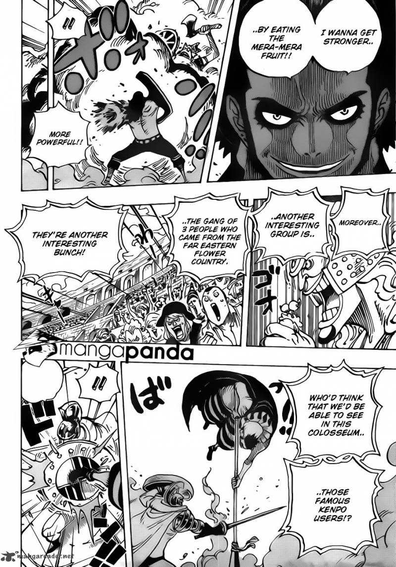 One Piece Chapter 715 page 6 - Chapter 715: Closely Contested C Block