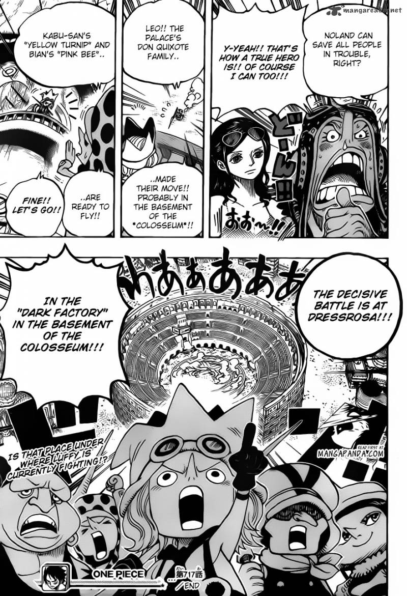 One Piece Chapter 717 page 19 - Chapter 717: Dressrosa's Forgotten