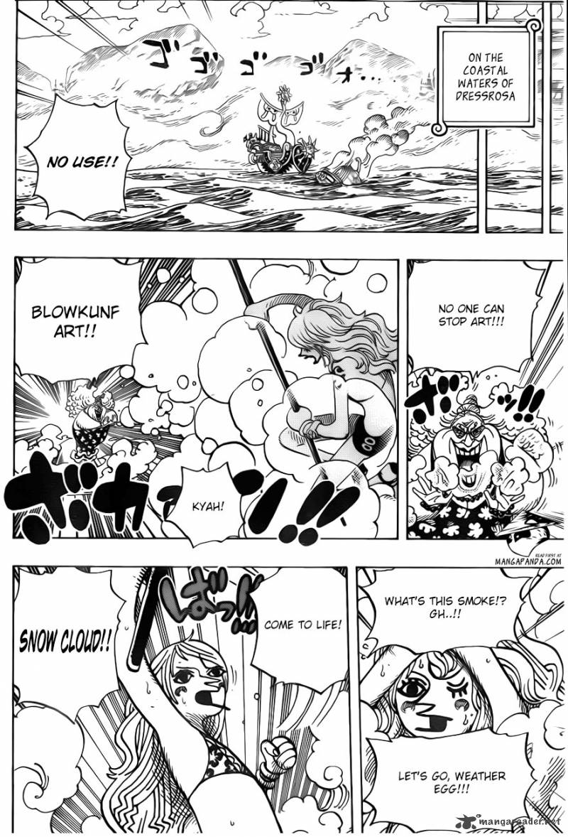One Piece Chapter 718 page 11 - Chapter 718: Riku Royal Army on the Flower Hill