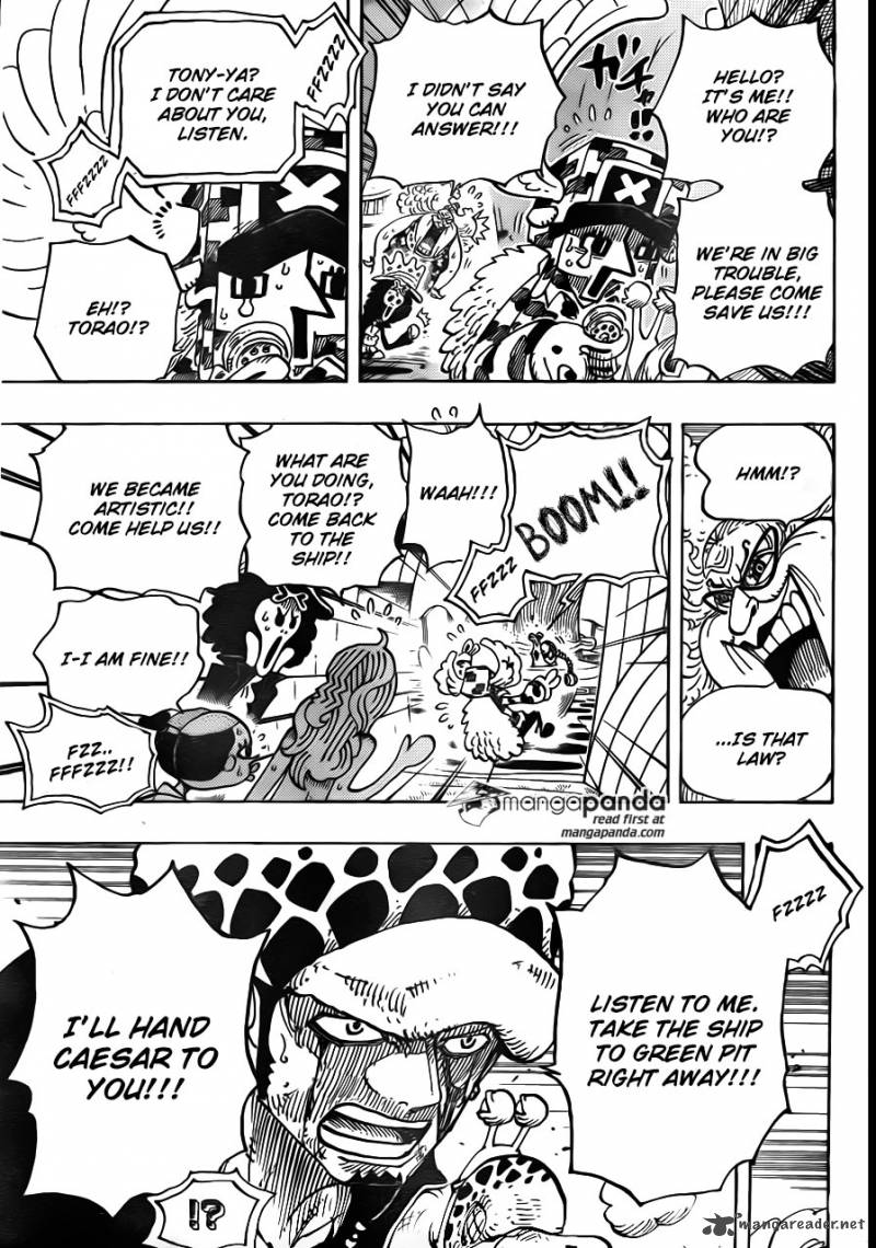 One Piece Chapter 718 page 14 - Chapter 718: Riku Royal Army on the Flower Hill