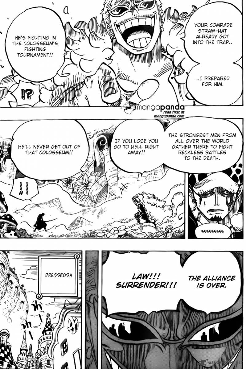 One Piece Chapter 718 page 16 - Chapter 718: Riku Royal Army on the Flower Hill