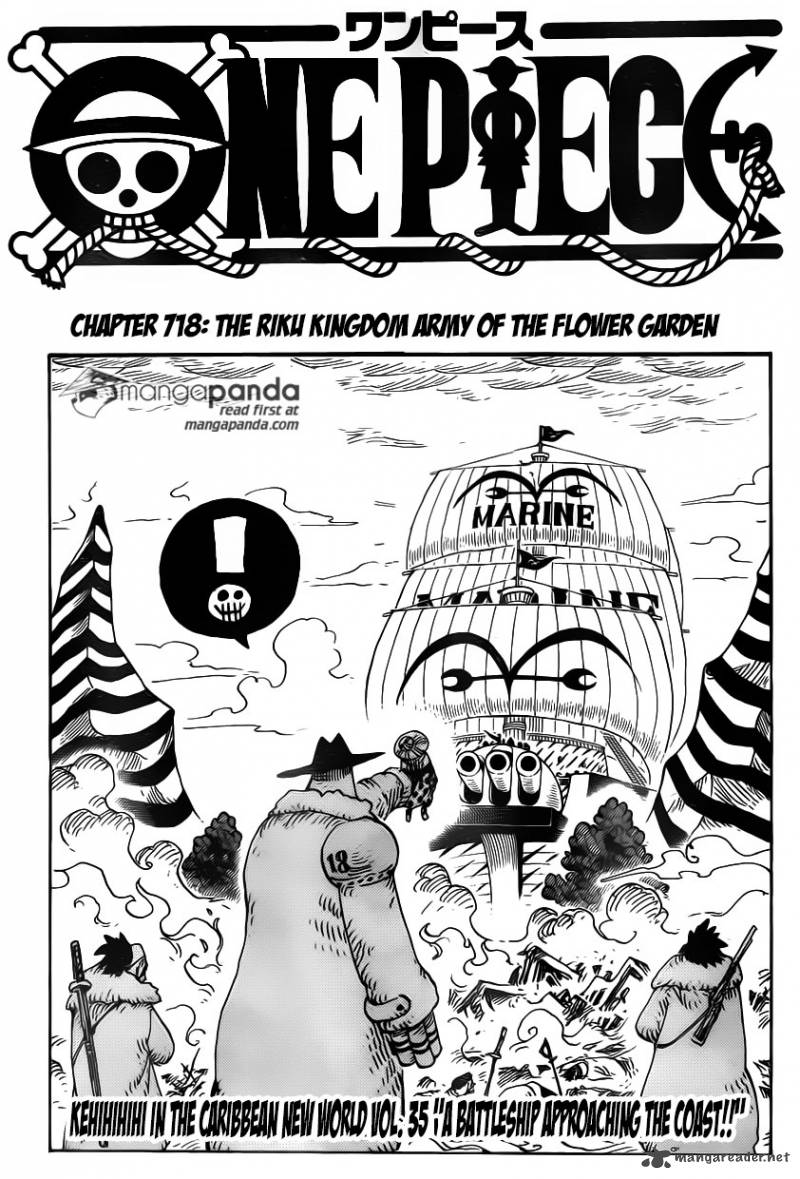 One Piece Chapter 718 page 2 - Chapter 718: Riku Royal Army on the Flower Hill