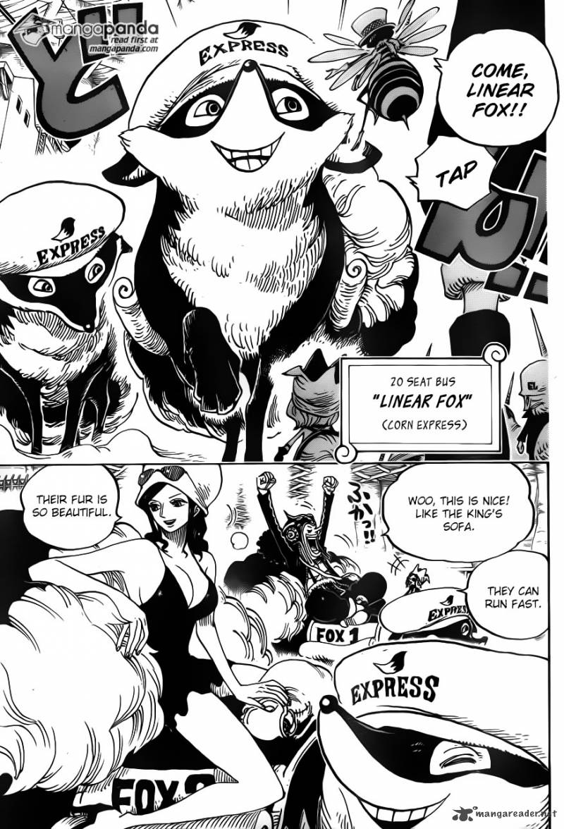 One Piece Chapter 718 page 5 - Chapter 718: Riku Royal Army on the Flower Hill