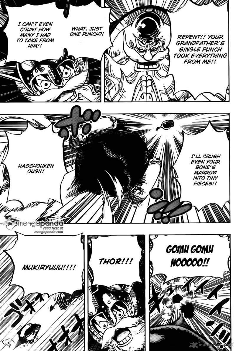 One Piece Chapter 719 page 14 - Chapter 719: Open, Chinjao