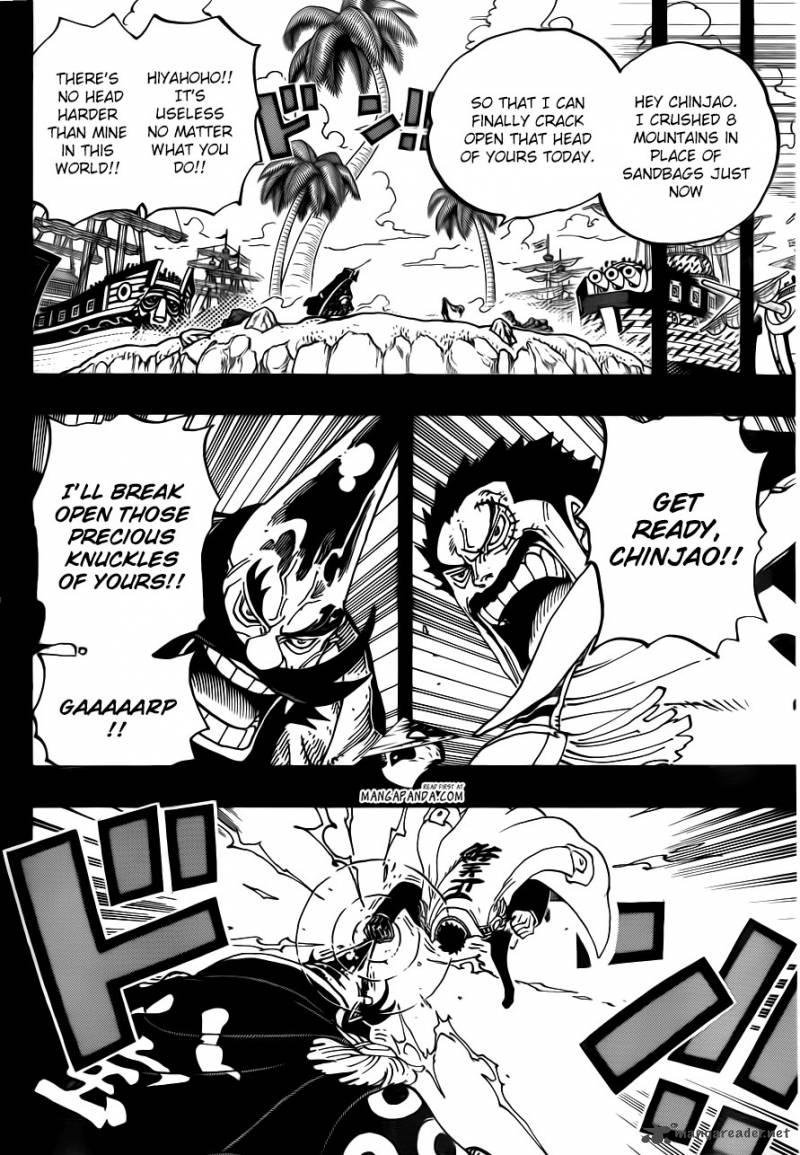 One Piece Chapter 719 page 9 - Chapter 719: Open, Chinjao