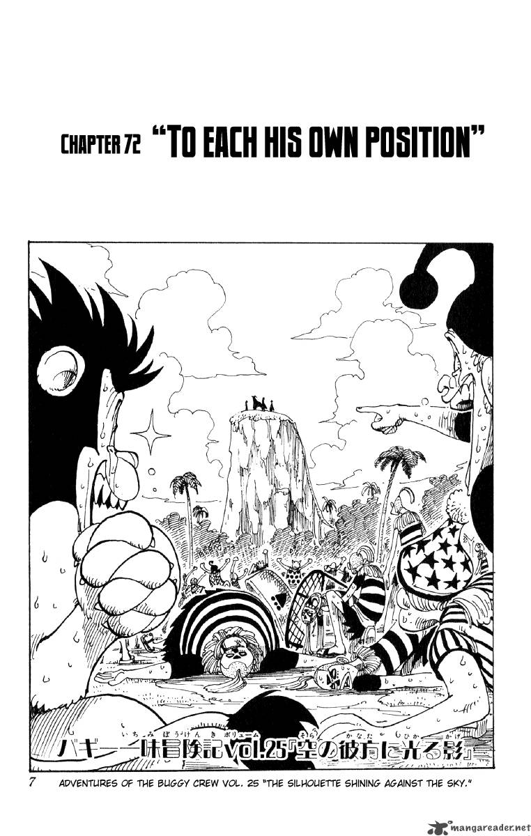 One Piece Chapter 72 page 7 - Chapter 72: Appropriate