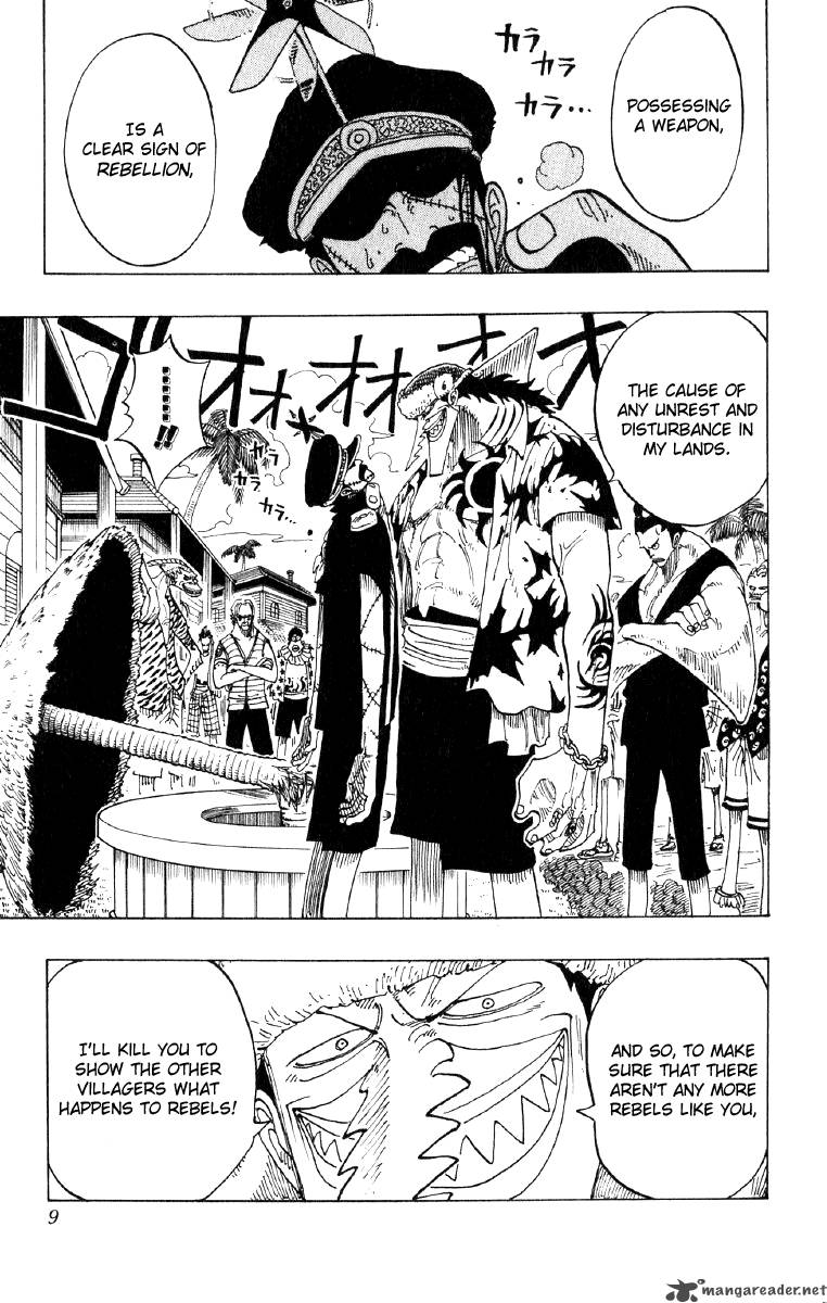 One Piece Chapter 72 page 9 - Chapter 72: Appropriate