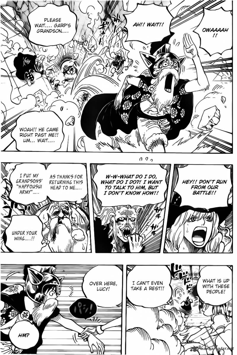 One Piece Chapter 720 page 10 - Chapter 720: Prison-Gladiators