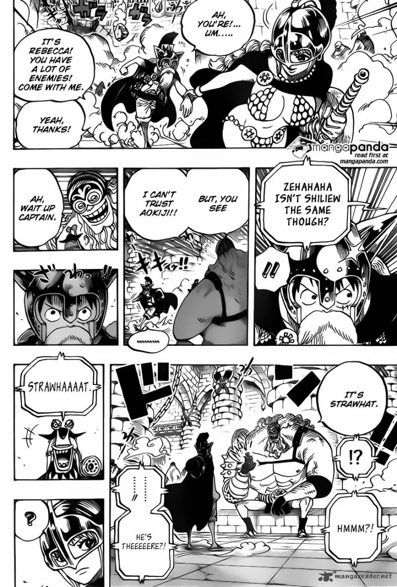 One Piece Chapter 720 page 11 - Chapter 720: Prison-Gladiators