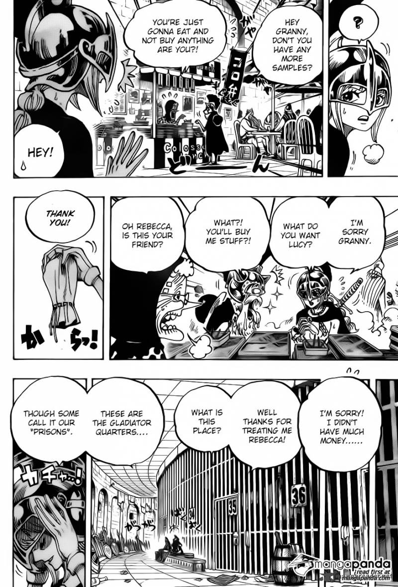One Piece Chapter 720 page 13 - Chapter 720: Prison-Gladiators
