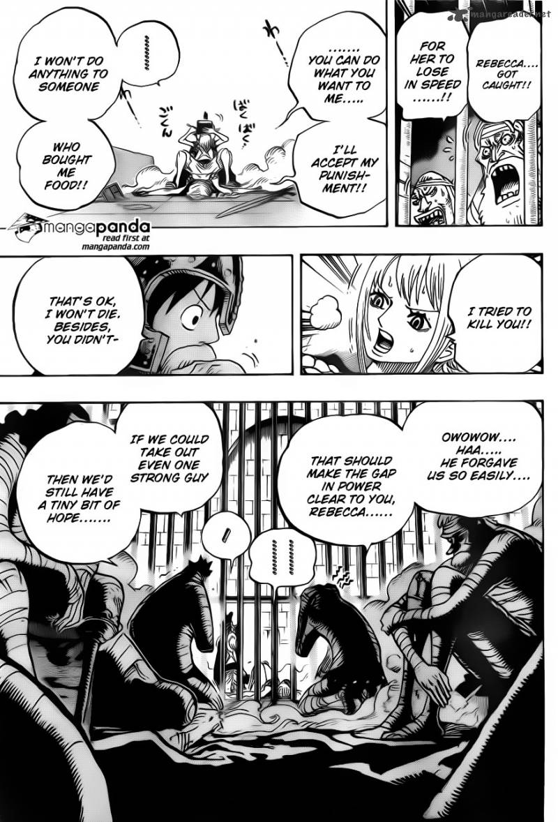 One Piece Chapter 720 page 18 - Chapter 720: Prison-Gladiators