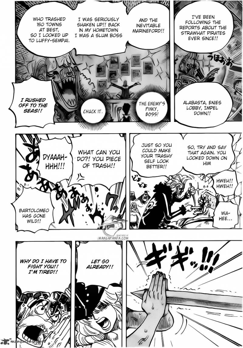 One Piece Chapter 720 page 7 - Chapter 720: Prison-Gladiators