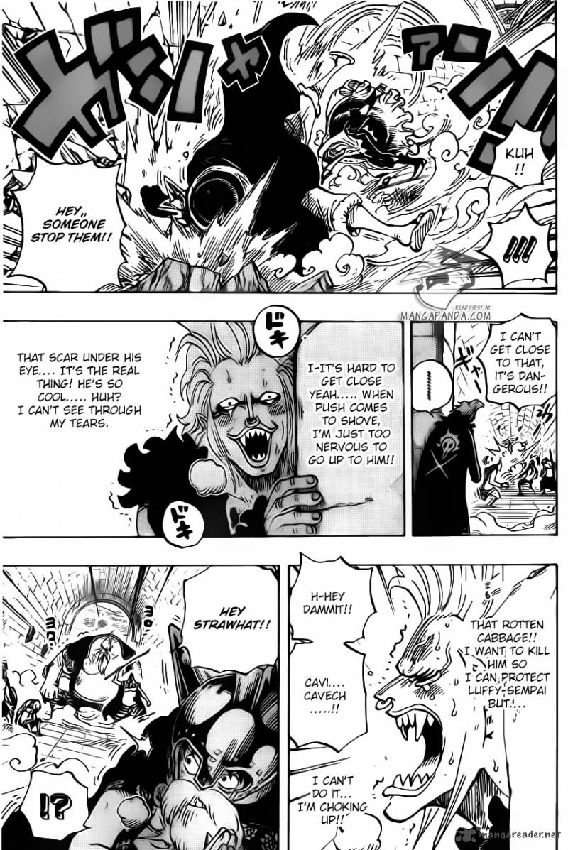 One Piece Chapter 720 page 8 - Chapter 720: Prison-Gladiators