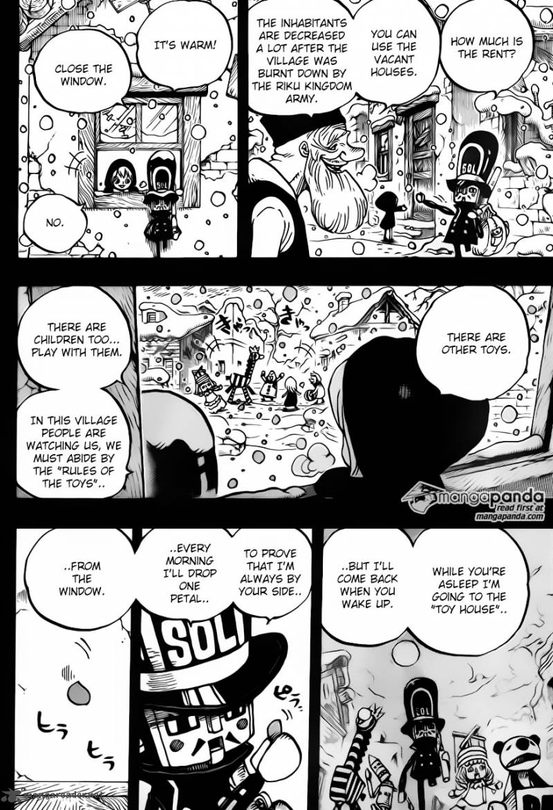 One Piece Chapter 721 page 15 - Chapter 721: Rebecca and Soldier-san