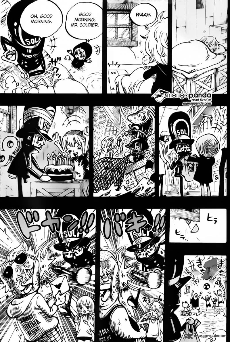 One Piece Chapter 721 page 16 - Chapter 721: Rebecca and Soldier-san