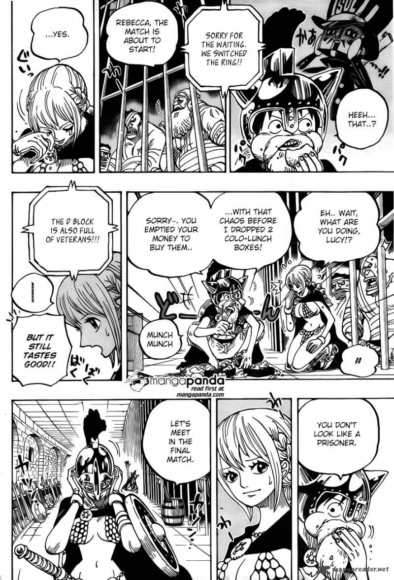 One Piece Chapter 721 page 5 - Chapter 721: Rebecca and Soldier-san