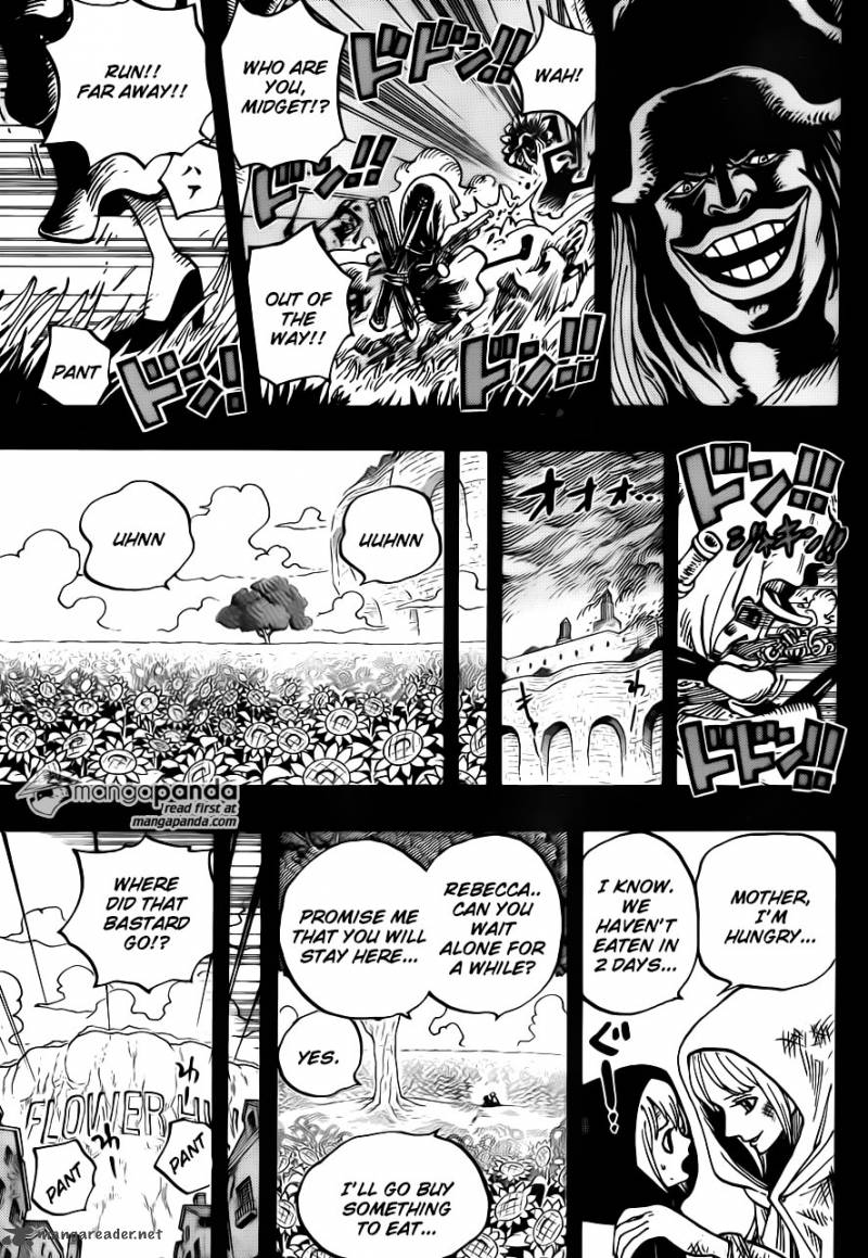 One Piece Chapter 721 page 8 - Chapter 721: Rebecca and Soldier-san
