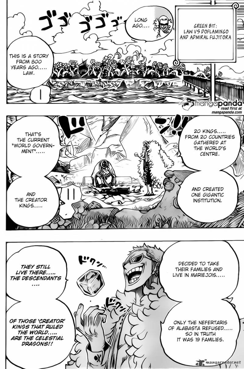 One Piece Chapter 722 page 18 - Chapter 722: Royal Bloodlines