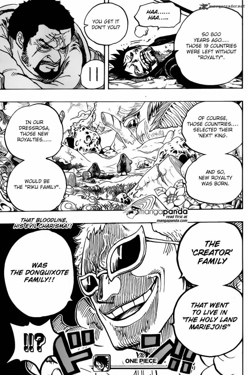One Piece Chapter 722 page 19 - Chapter 722: Royal Bloodlines