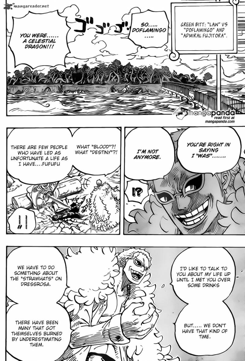 One Piece Chapter 723 page 10 - Chapter 723: Change of Plans
