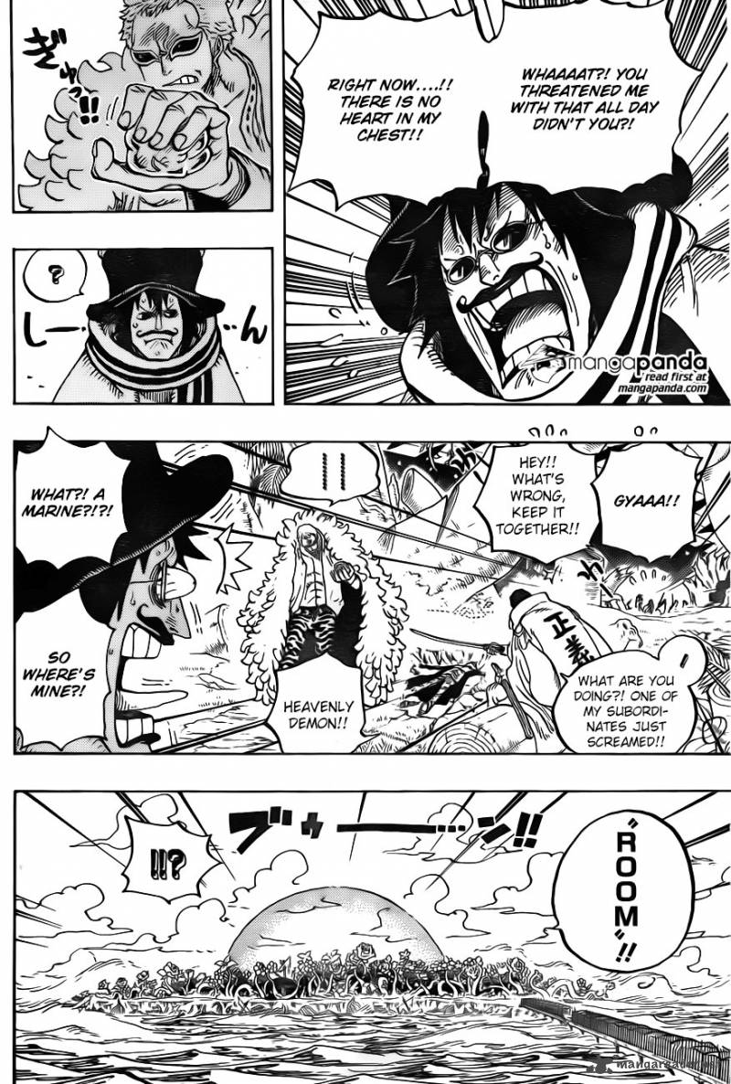 One Piece Chapter 723 page 12 - Chapter 723: Change of Plans