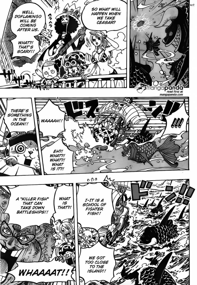 One Piece Chapter 723 page 15 - Chapter 723: Change of Plans