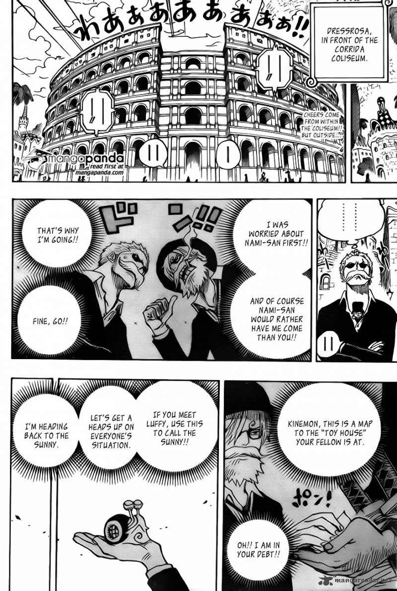 One Piece Chapter 723 page 2 - Chapter 723: Change of Plans