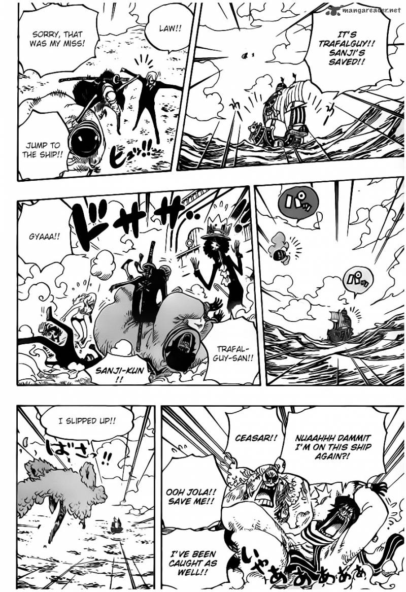 One Piece manga, chapter 724, page 11 of 23