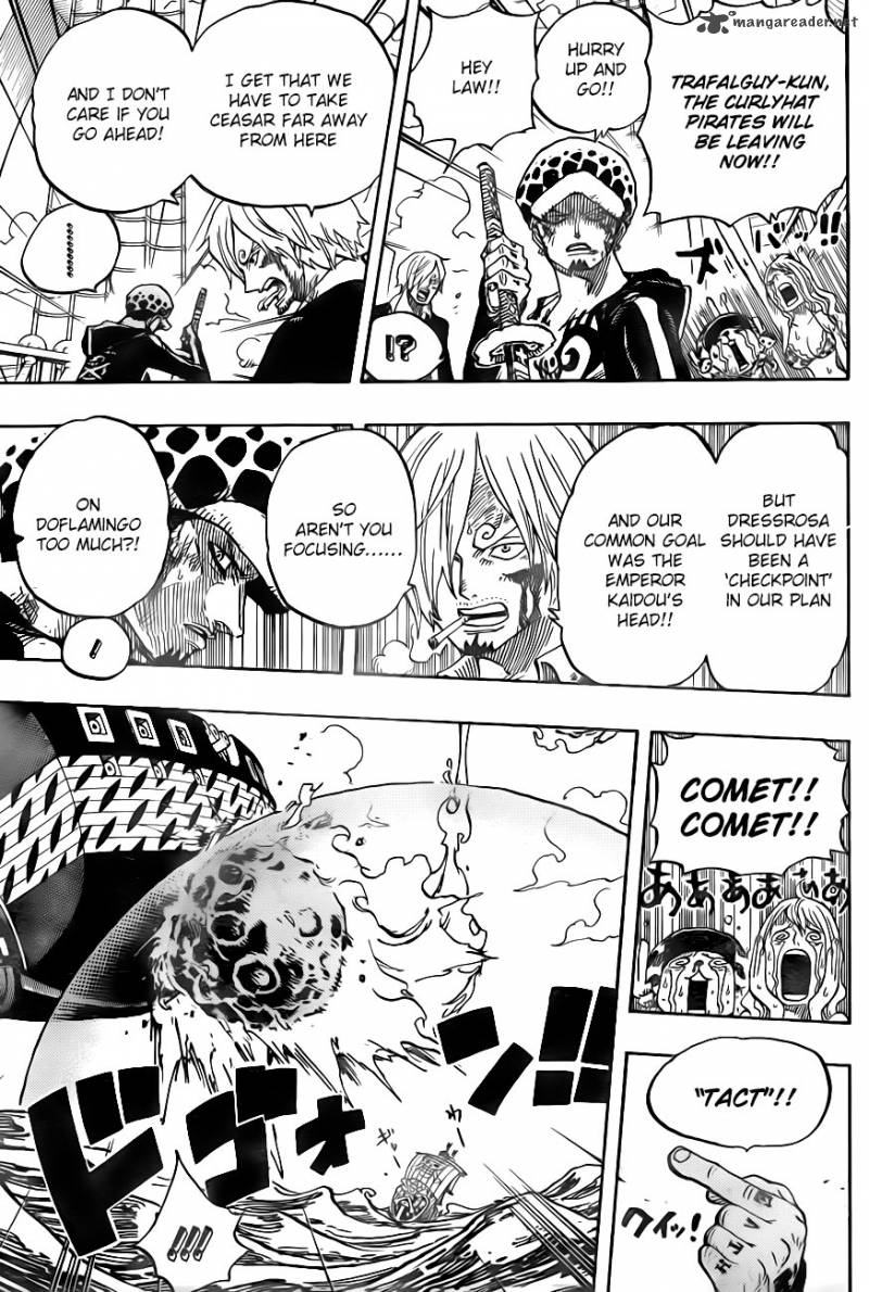 One Piece manga, chapter 724, page 16 of 23